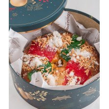 Bolo rei em caixa prenda...