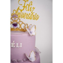 Bolo Princesa das Borboletas