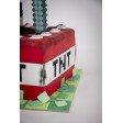 Bolo Minecraft TNT e Espada de Diamante