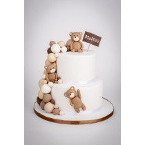 Bolo Ursinho Castanho com...