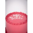Bolo Creme Manteiga com Mensagem