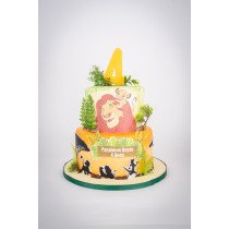 Bolo Simba e Mufasa Rei Leão