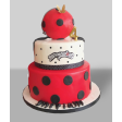 Bolo Lady Bug Miracolous 2 andares