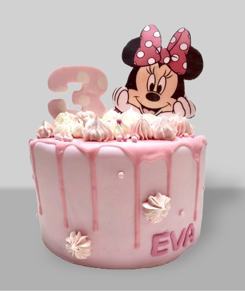 Bolo Minnie Cor de Rosa