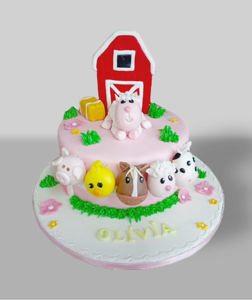 Bolo Animais da Quinta