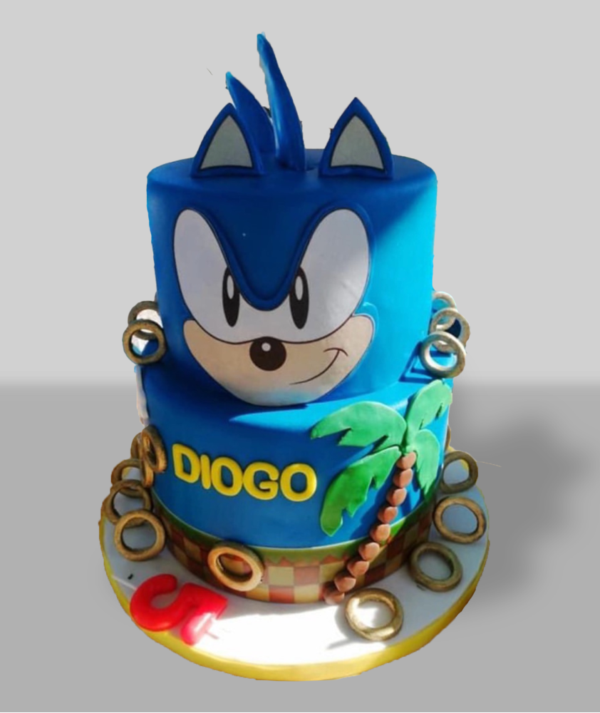 Bolo Sonic Azul