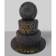 Bolo Guerra das Estrelas Preto