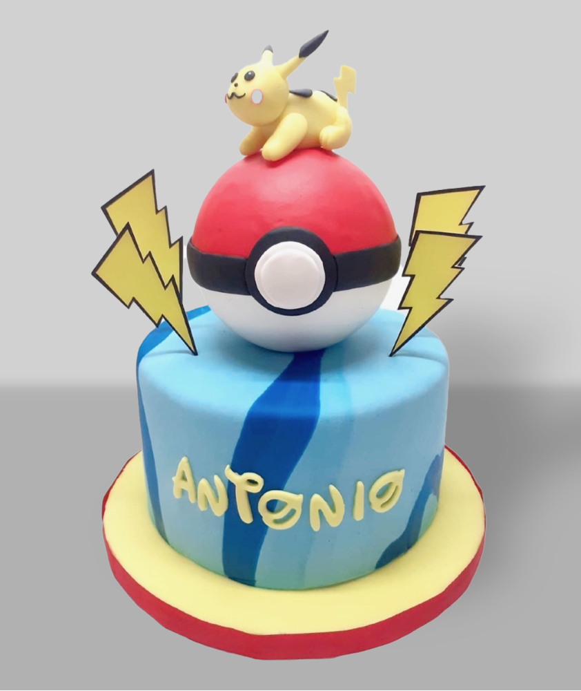 Bolo Bola Pokémon com Pikachu