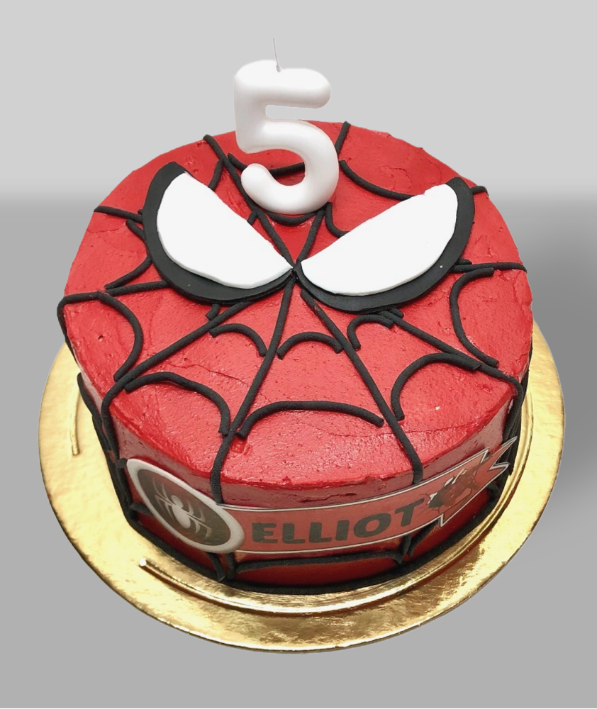 Bolo Homem Aranha Vermelho