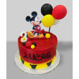 Bolo Mickey Mouse Vermelho