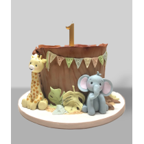 Bolo Animais da Selva