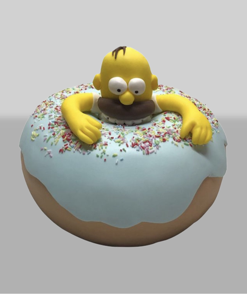 Bolo Donut Simpsons Homer