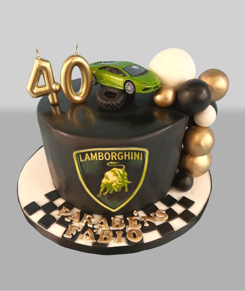 Bolo Automóvel Lamborguini