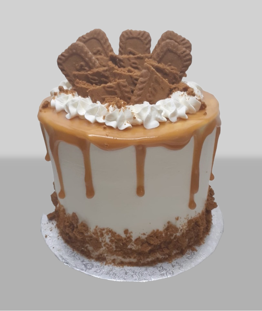 Bolo Caramelo e Bolachas