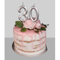 Bolo Caiado com Rosa