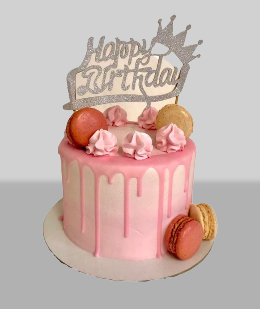 Bolo Pink Macaron