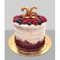 Bolo Caiado Frutos Vermelhos