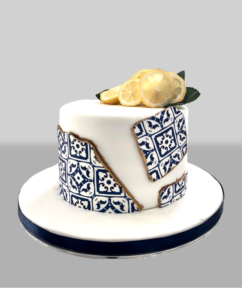 Bolo Azulejo com Limão