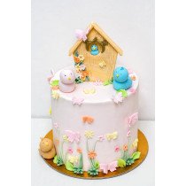 Bolo Ninho com Passarinhos...