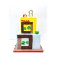 Bolo Amarelo e Branco 2 andares Angry Bird
