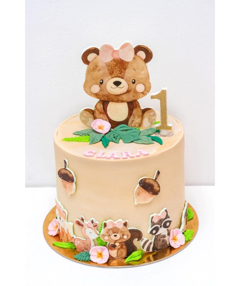 Bolo Urso Castanho