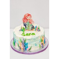 Bolo Branco Mar Sereia