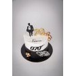 Bolo Preto e Branco 007 James Bond