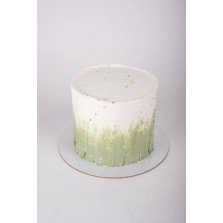 Bolo Branco e Verde