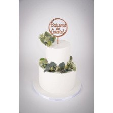 Bolo Branco 2 andares com...