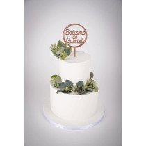 Bolo Branco 2 andares com...