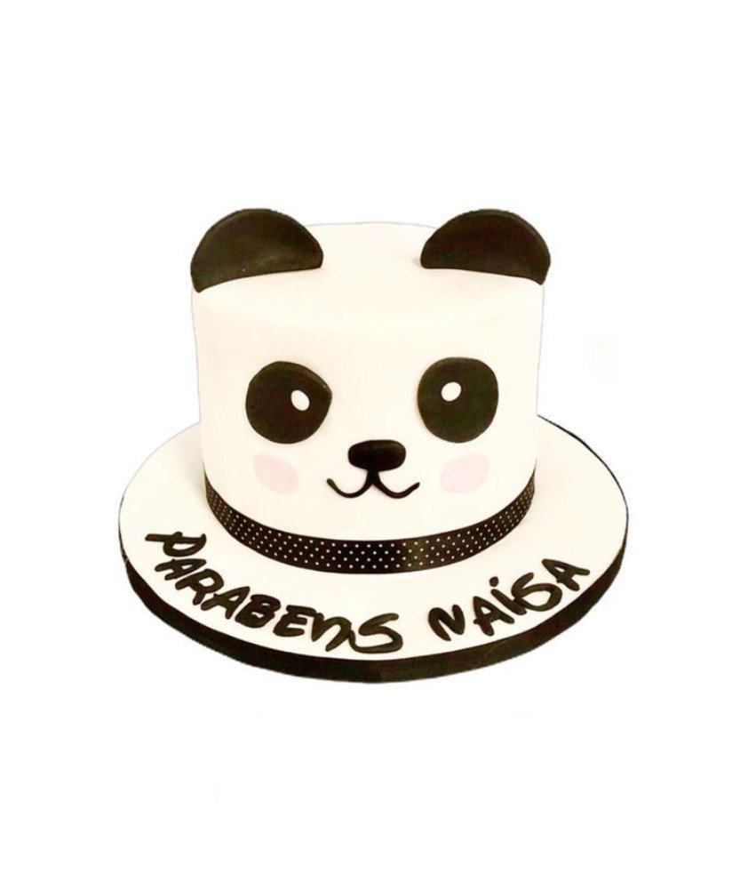 Bolo Cara do Panda