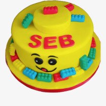 Bolo Amarelo Lego