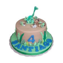 Bolo Castanho O Bom Dinossauro