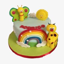 Bolo Arco Íris Baby TV