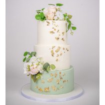 Bolo Casamento Verde e...