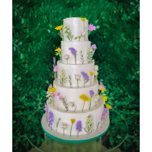 Bolo Casamento Flores...