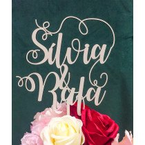 Topo de Bolo com o Nome dos...